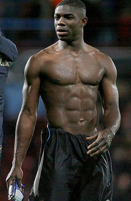 micah richards weight training